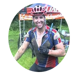 Rob with his bike - Category One Cycles founder
